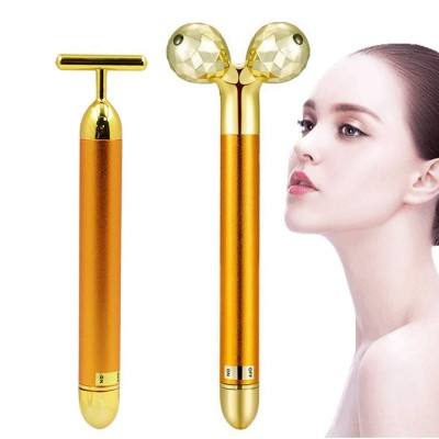 Electric Face Sonic Depuffer 3d Roller Skin Care Massage Facial Firming Tool For Sensitive Skin Anti-wrinkles And Lifting